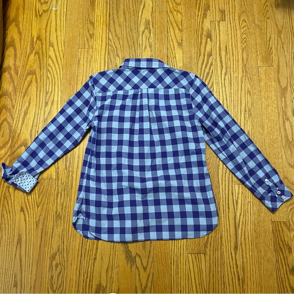 Purple Plaid Blouse - Picture 6 of 8